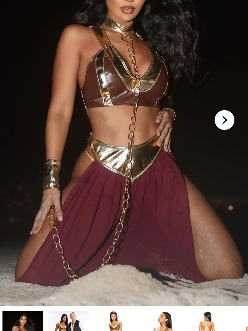 Fashion Nova Princess Leia costume